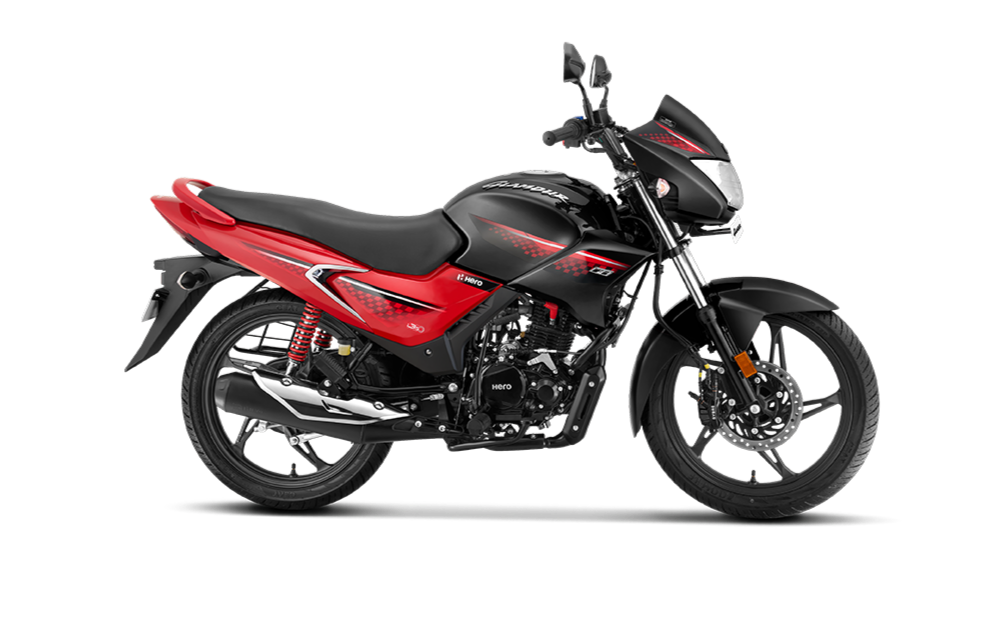 HERO Glamour Black-sports Red