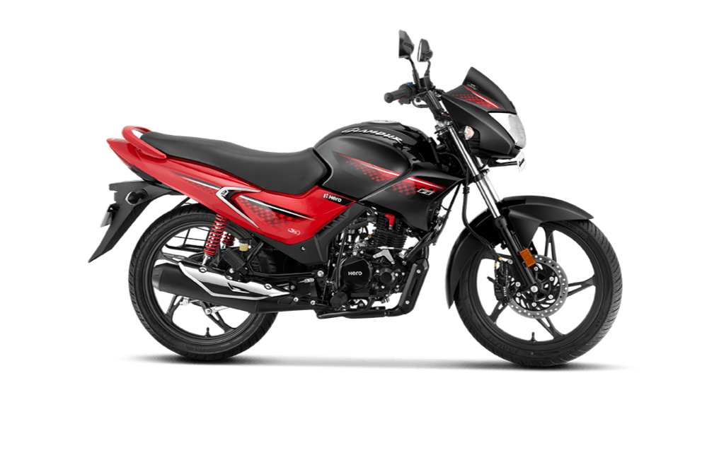 HERO Glamour Black-sports Red