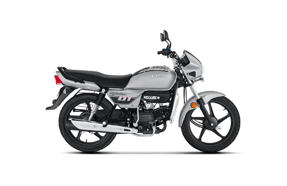 HERO Splendor+ Matt Vernier Grey