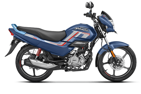 HERO Super Splendor XTEC 2.0 Matt Nexus Blue