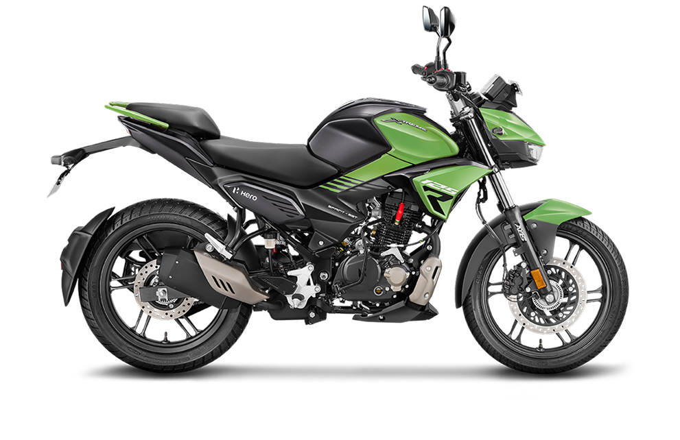 HERO Xtreme 125R Black Leaf Green