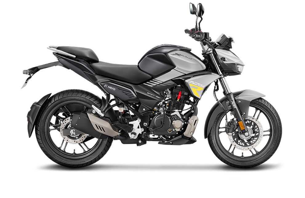 HERO Xtreme 125R Black Mattshadow Grey