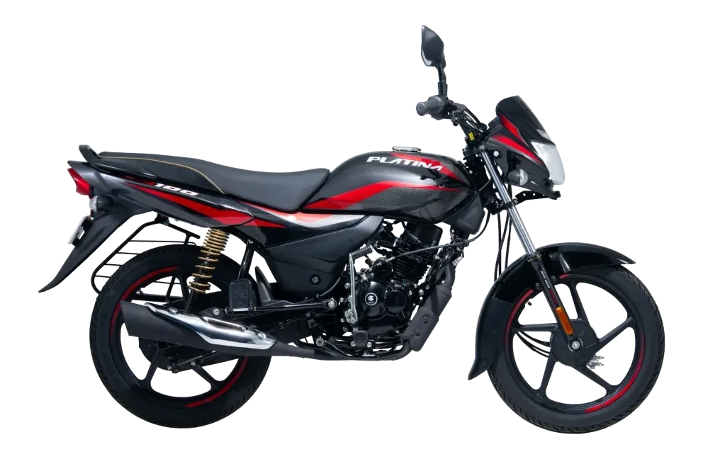 BAJAJ Platina 100 Black & Red