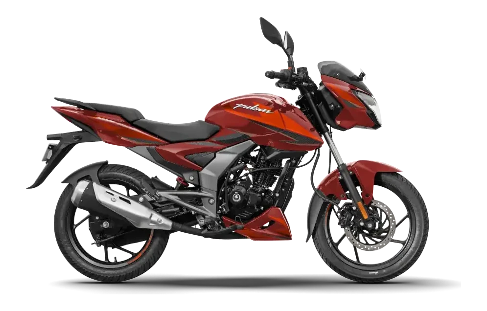 BAJAJ Pulsar 125 Fury Red + Light Orange