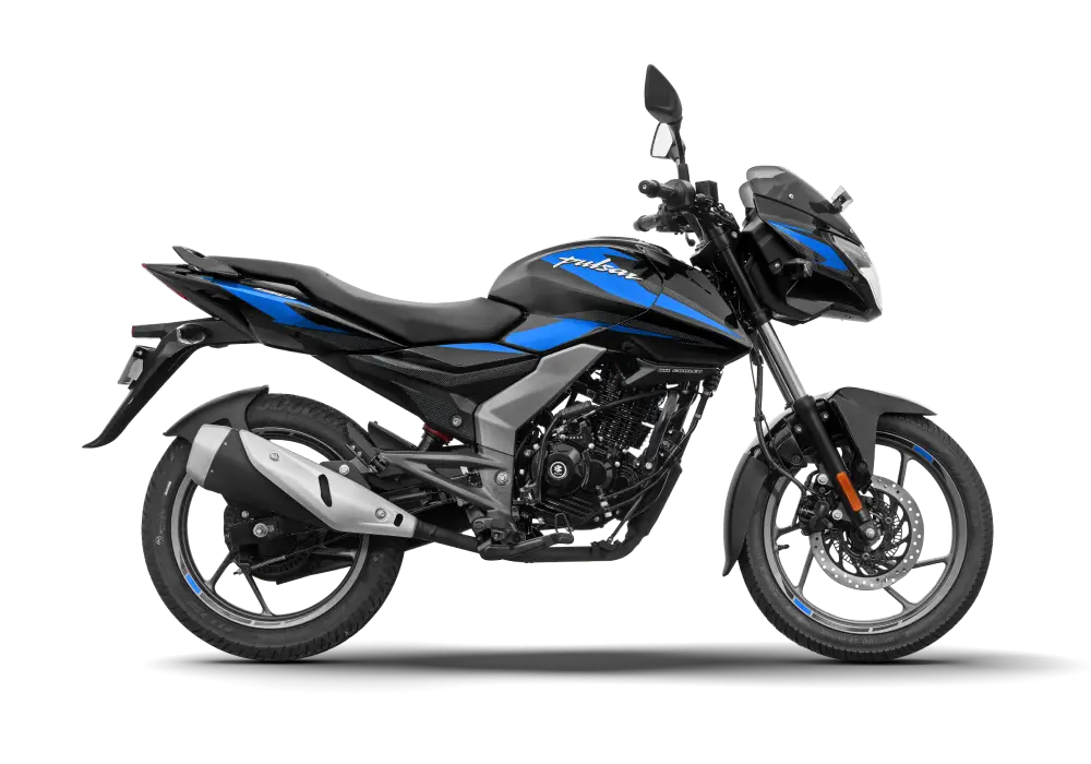 BAJAJ Pulsar 150 Ebony Black + Ink Blue