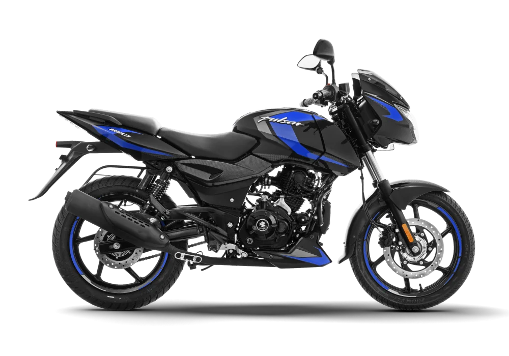 BAJAJ Pulsar 150 Ebony Black + Ink Blue