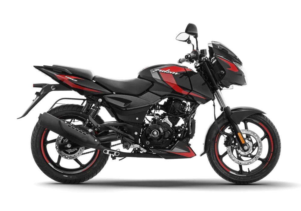 BAJAJ Pulsar 150 Ebony Black + Magenta Red