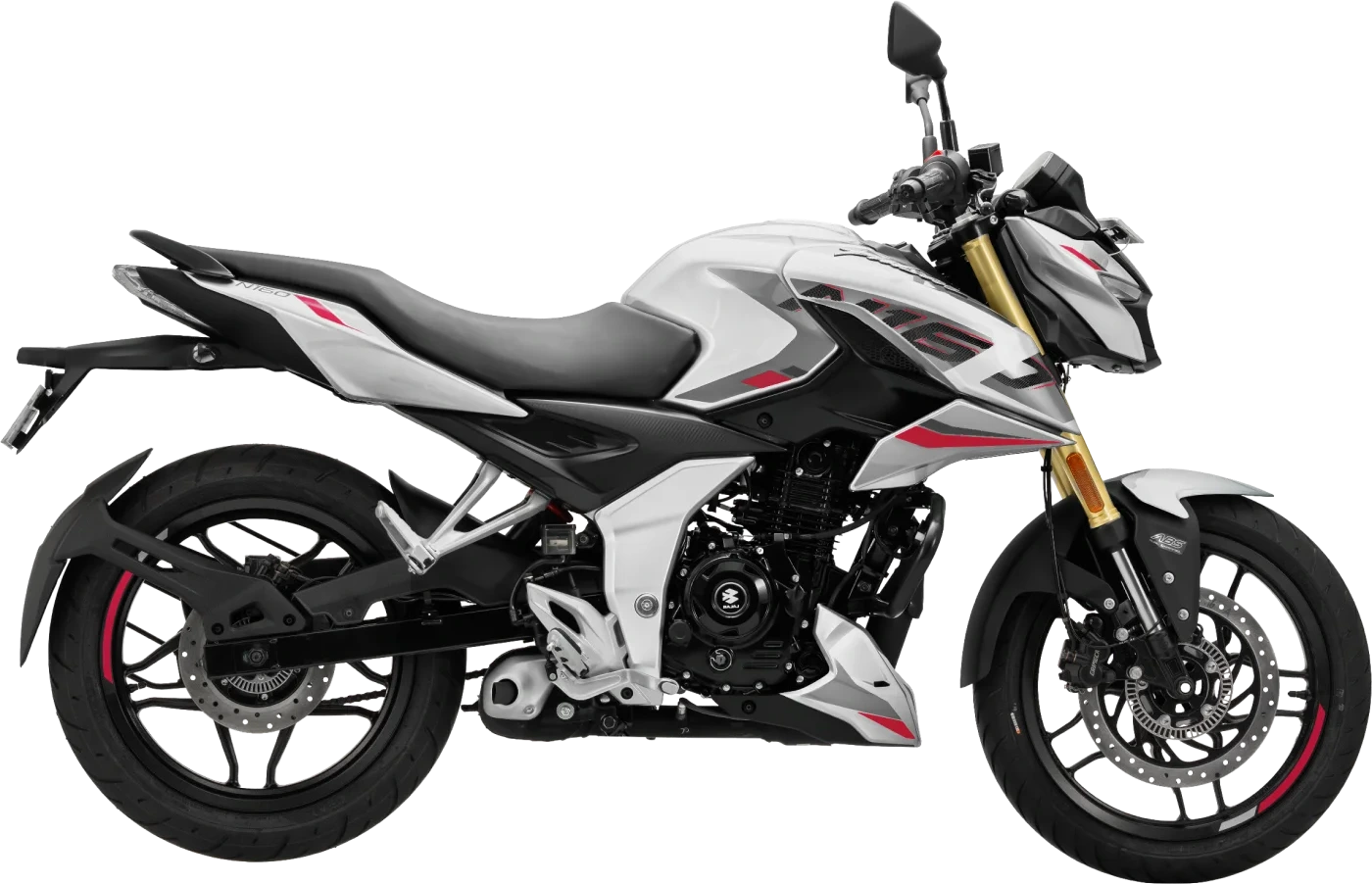 BAJAJ Pulsar N160 Pearl Metallic White
