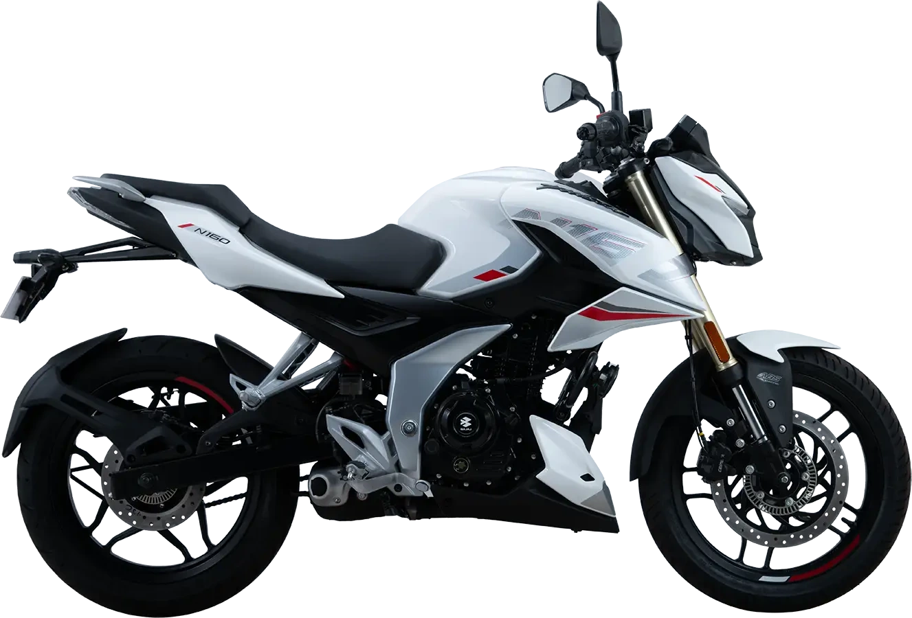 BAJAJ Pulsar N160 Pearl Metallic White