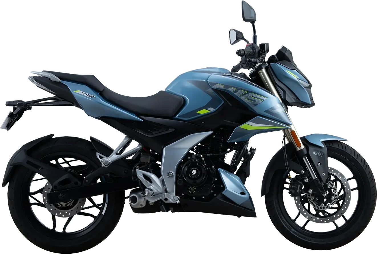 BAJAJ Pulsar N160 Polar Sky Blue