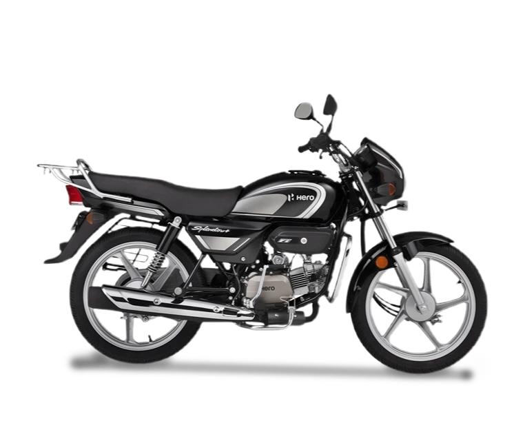 HERO Splendor+ I3S · Black Heavy Grey