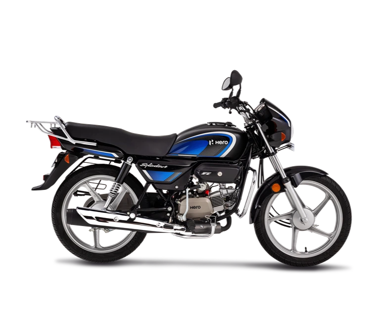 HERO Splendor+ I3S · Blue Black