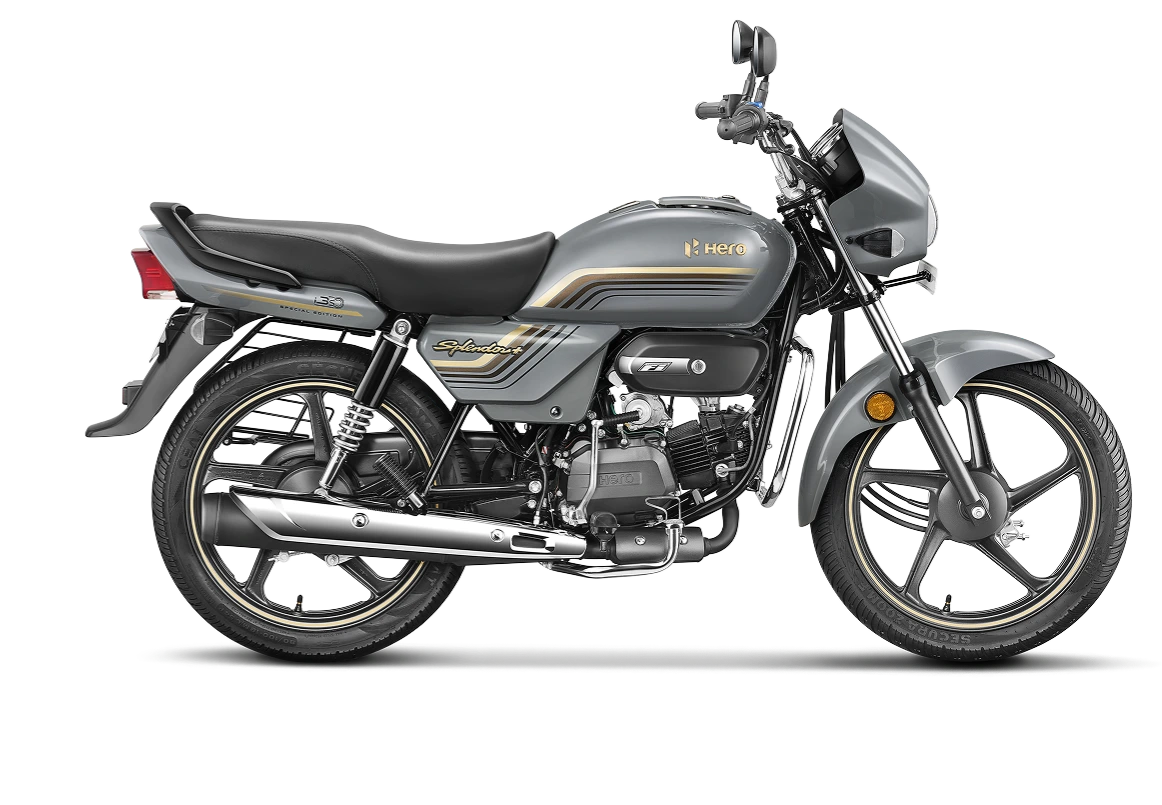 HERO Splendor+ Industrial Dark Grey