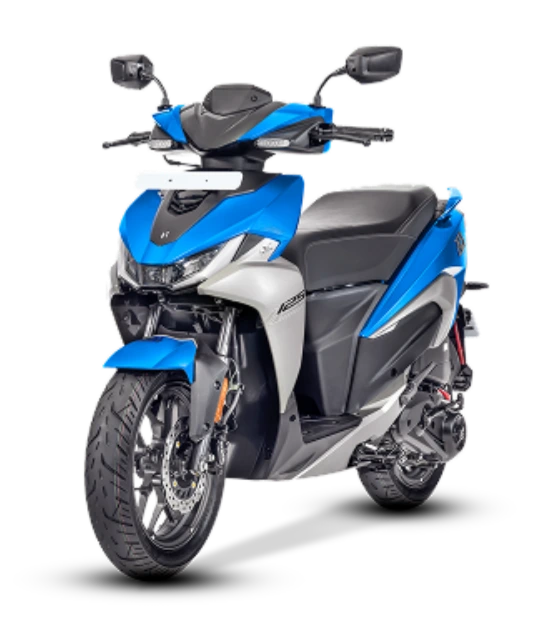 HERO Xoom 125 Vibrant Blue Metallic