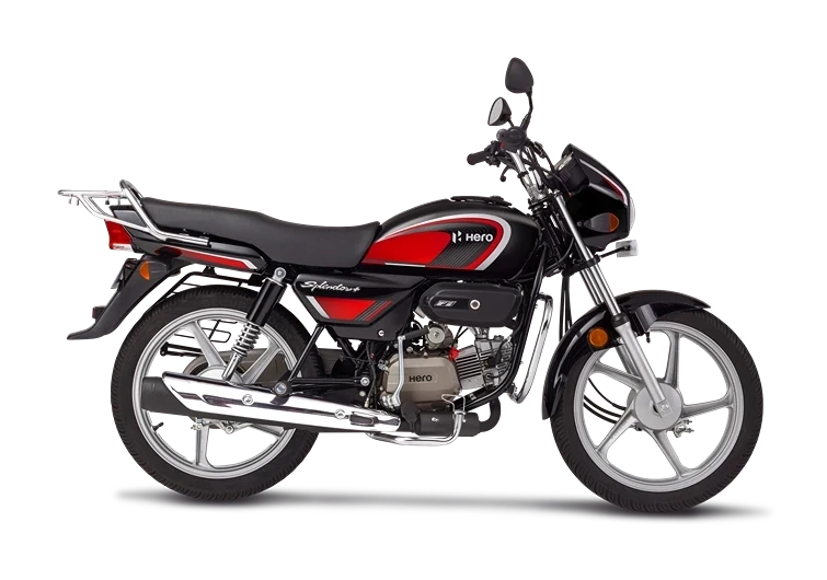 HERO Splendor+ Sports Red Black