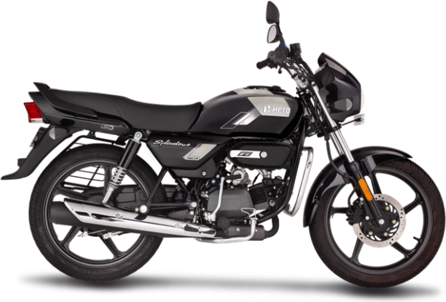 HERO Splendor+ XTEC Black Tornado Grey