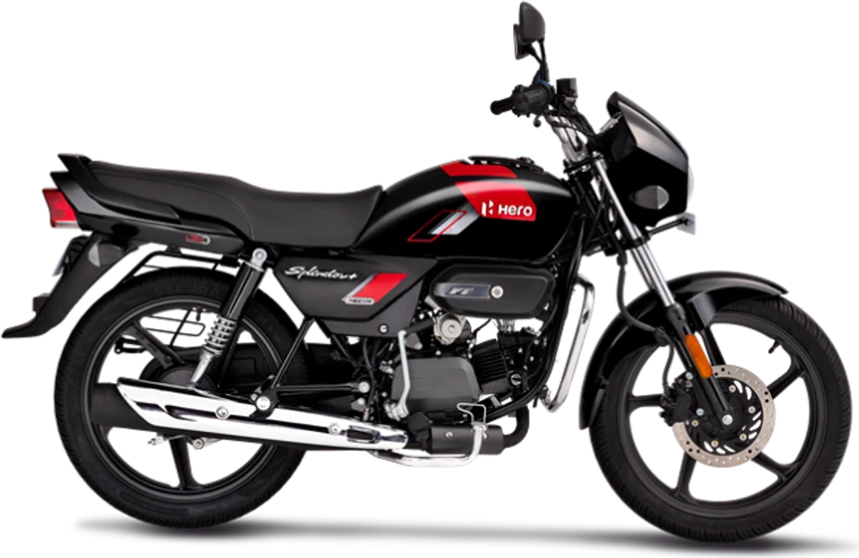 HERO Splendor+ XTEC Red Black