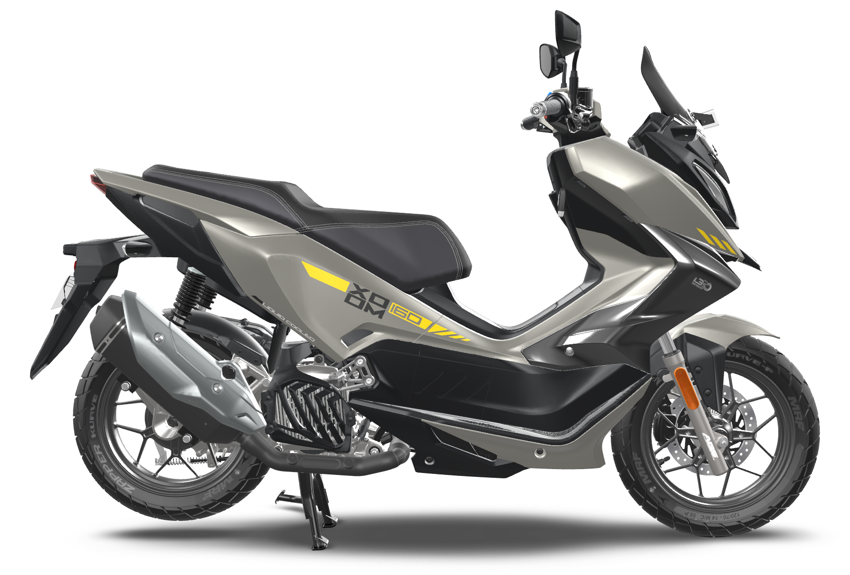 HERO Xoom 160 Matte Volcanic Grey