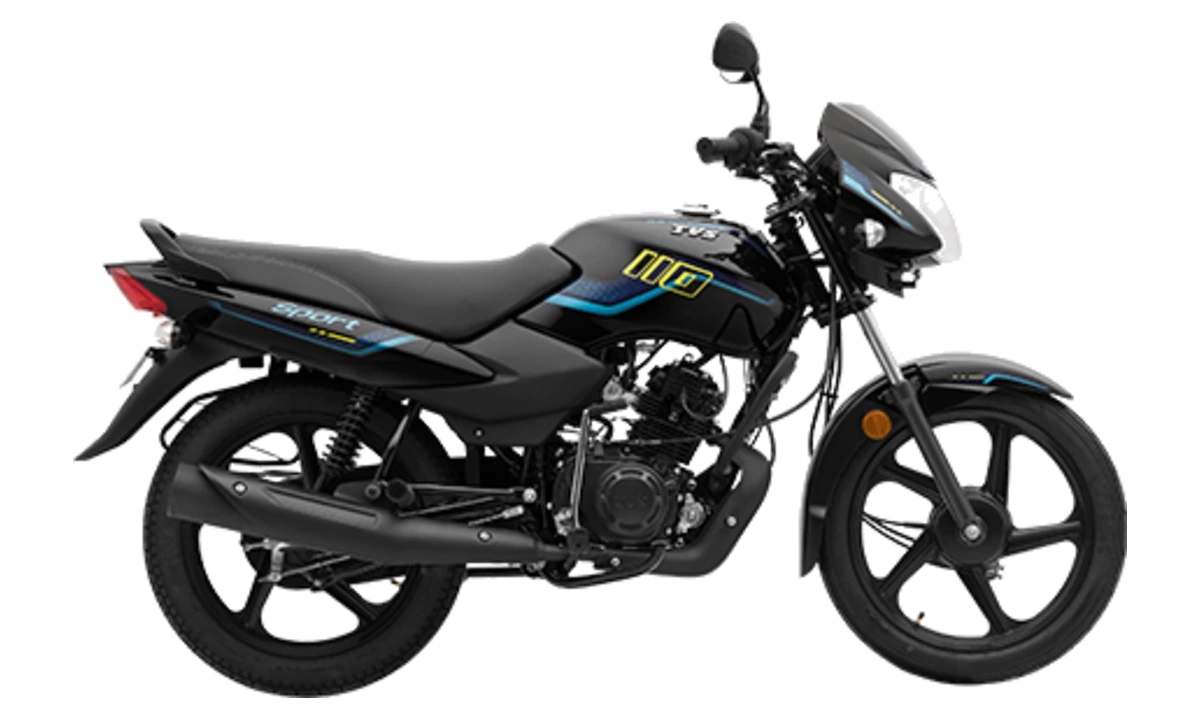 TVS Sport Black Neon