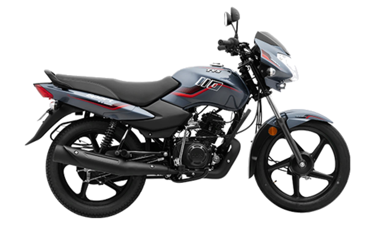 TVS Sport Grey Red