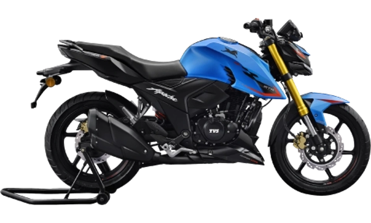 TVS Apache RTR 160 4V Marine Blue