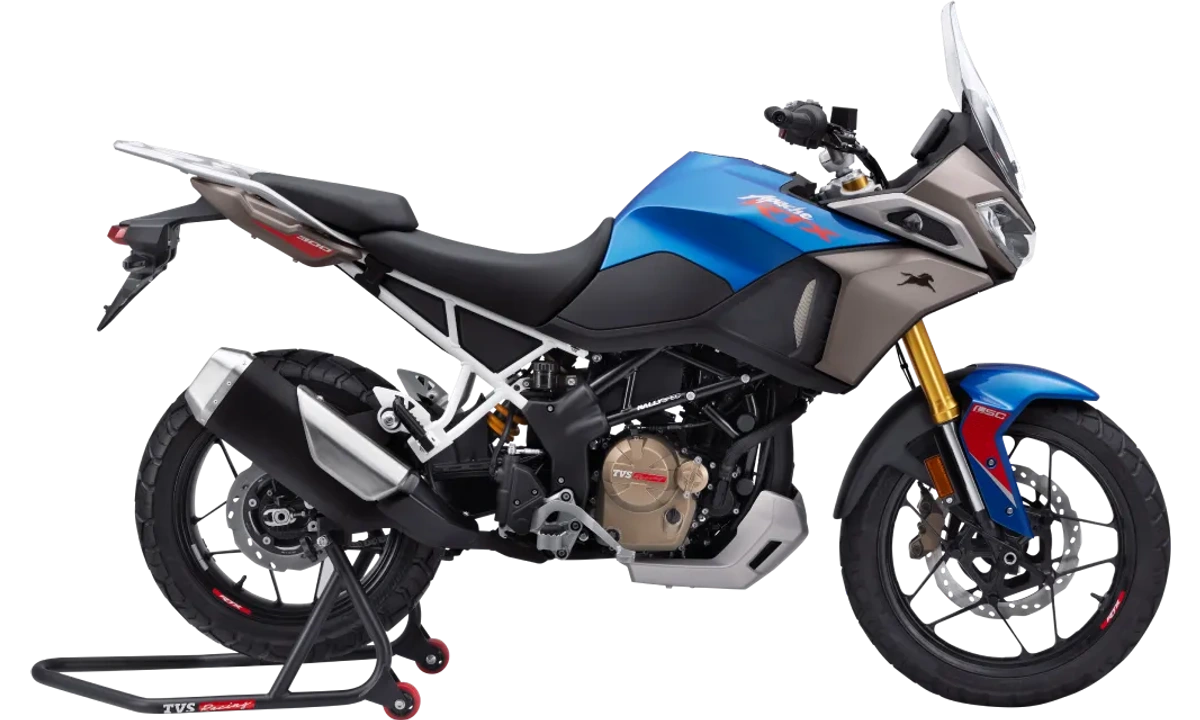 TVS Apache RTX Metallic Blue