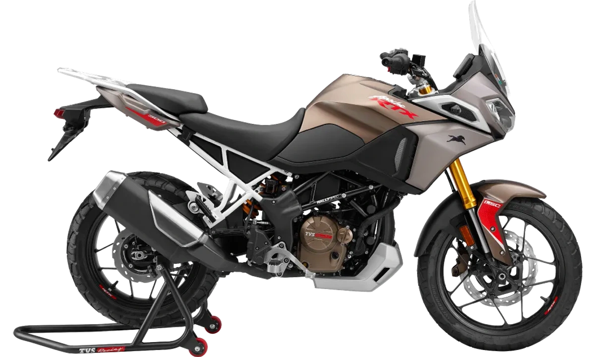 TVS Apache RTX Tarn Bronze