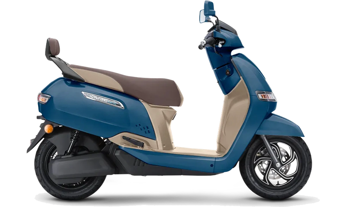 TVS iQube iQube 3.1 kWh · Starlight Blue Beige