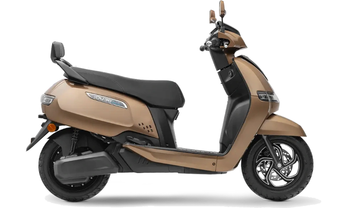TVS iQube Walnut Brown