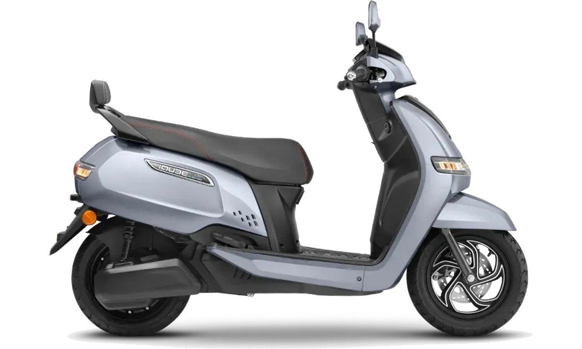 TVS iQube Titanium Grey