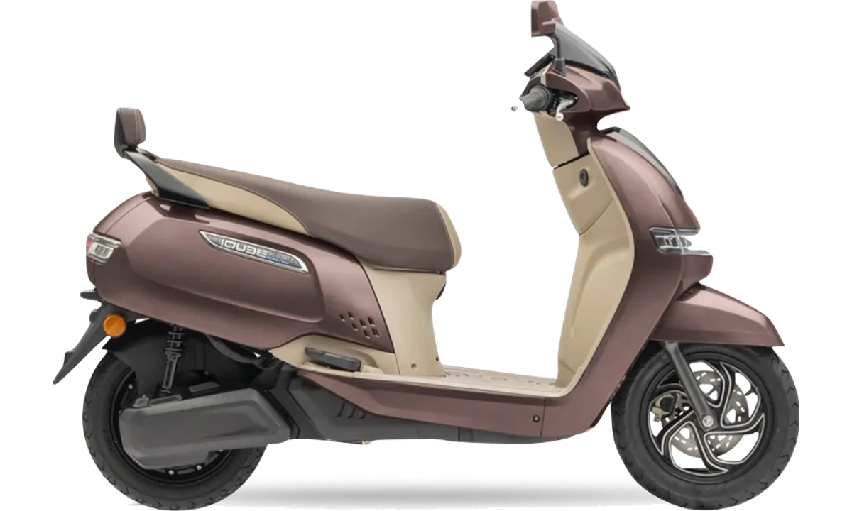 TVS iQube Copper Bronze Beige