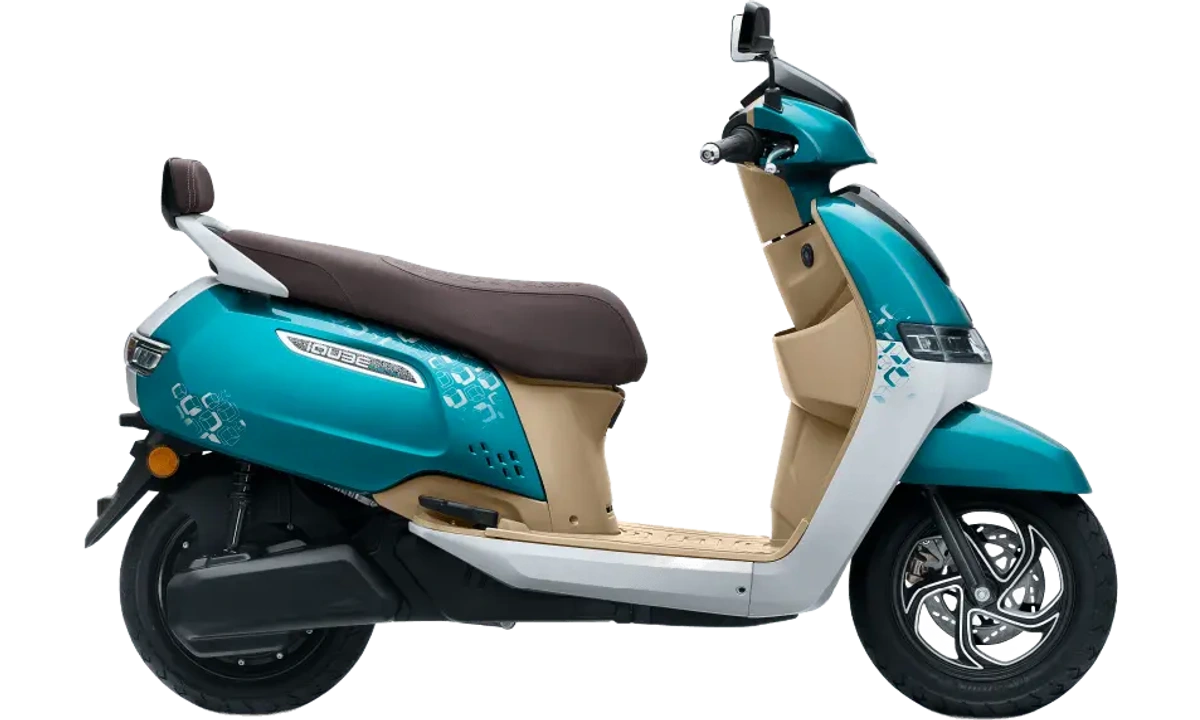 TVS iQube Aurora Green