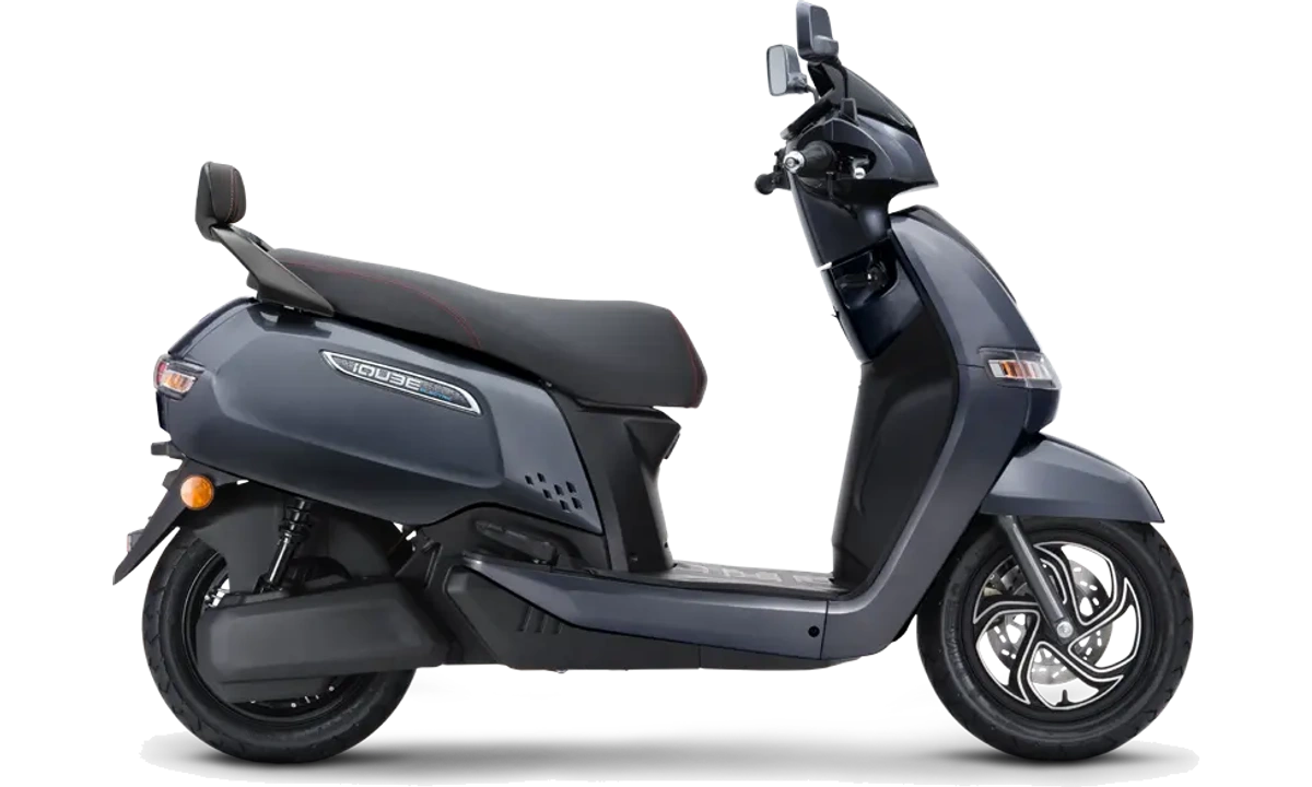 TVS iQube Titanium Grey