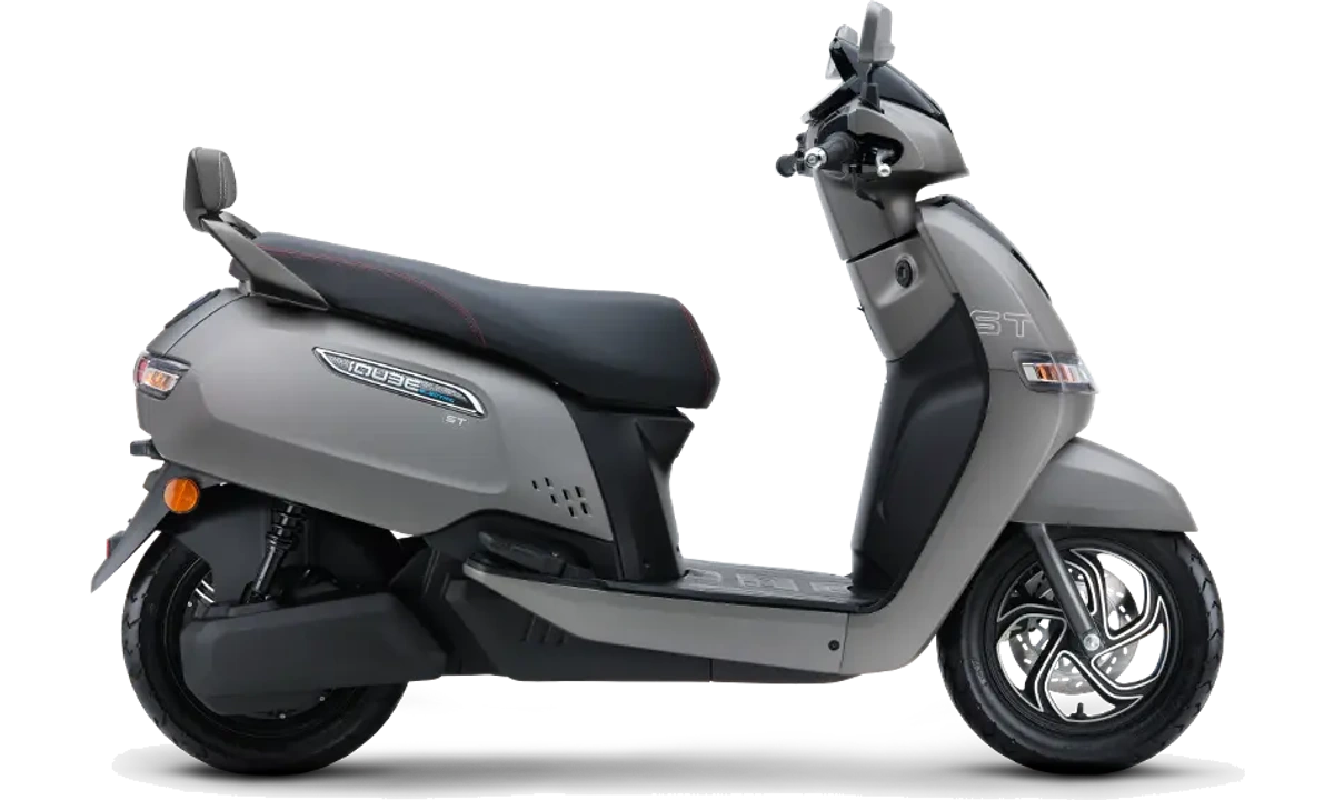 TVS iQube Titanium Grey – Matte