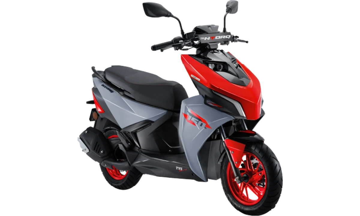TVS Ntorq 150 Racing Red