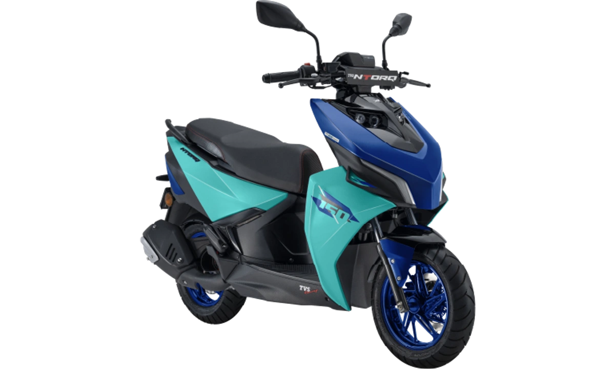 TVS Ntorq 150 Turbo Blue