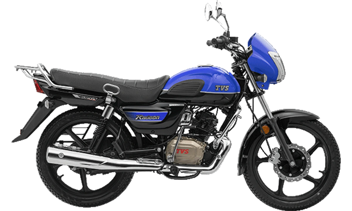 TVS Radeon Blue Black