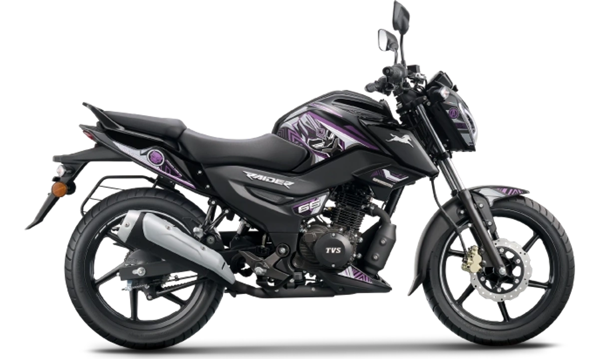TVS Raider 125 Black Panther