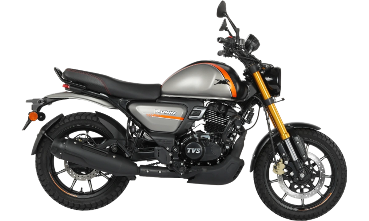 TVS Ronin Charcoal Ember