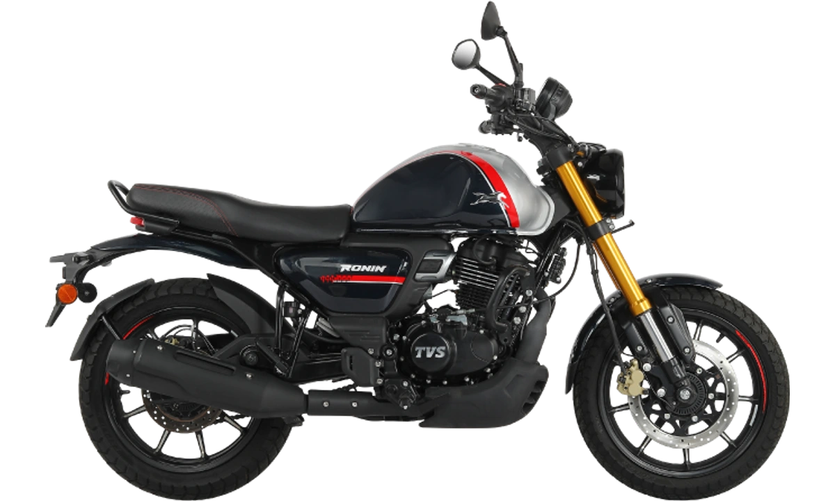 TVS Ronin Glacier Silver