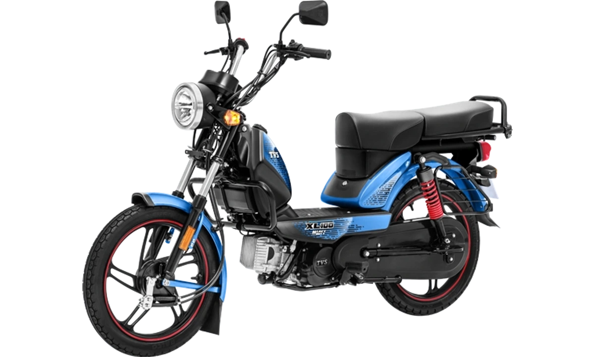 TVS XL100 Blue
