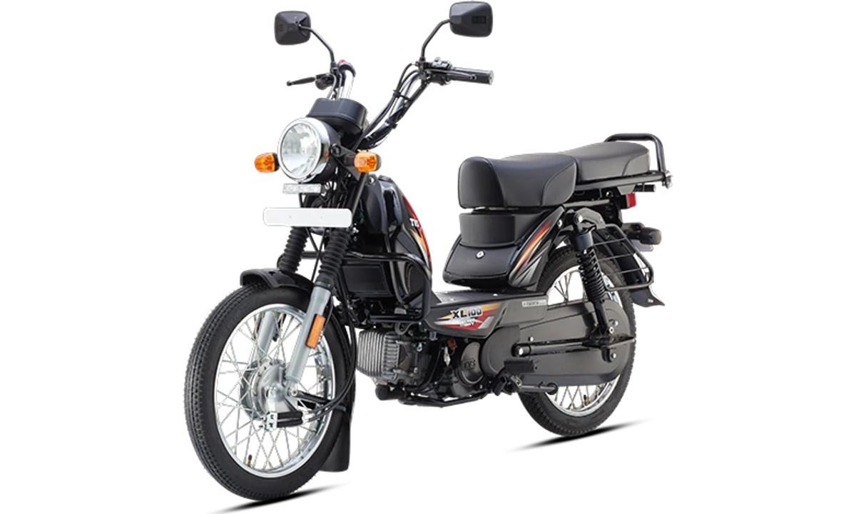 TVS XL100 Matte Black