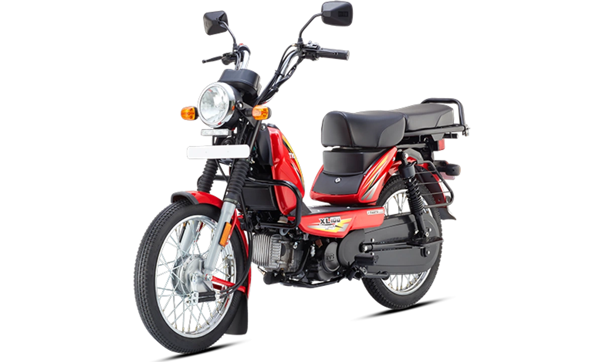 TVS XL100 Red