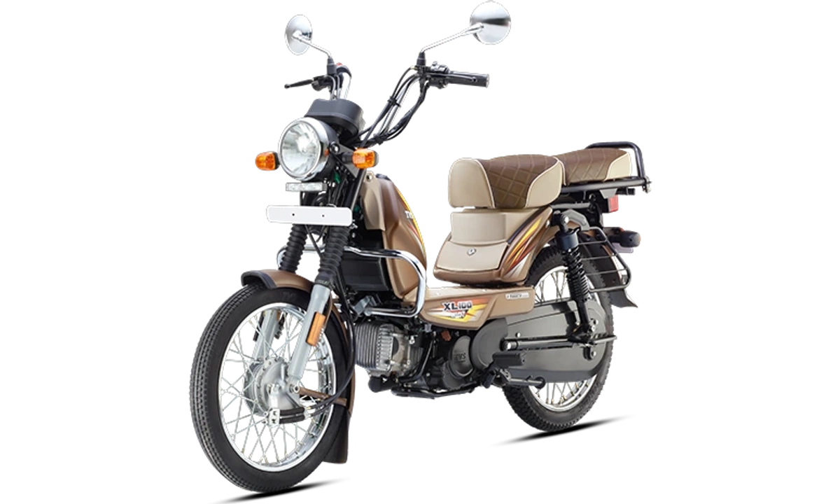 TVS XL100 Delight Blue