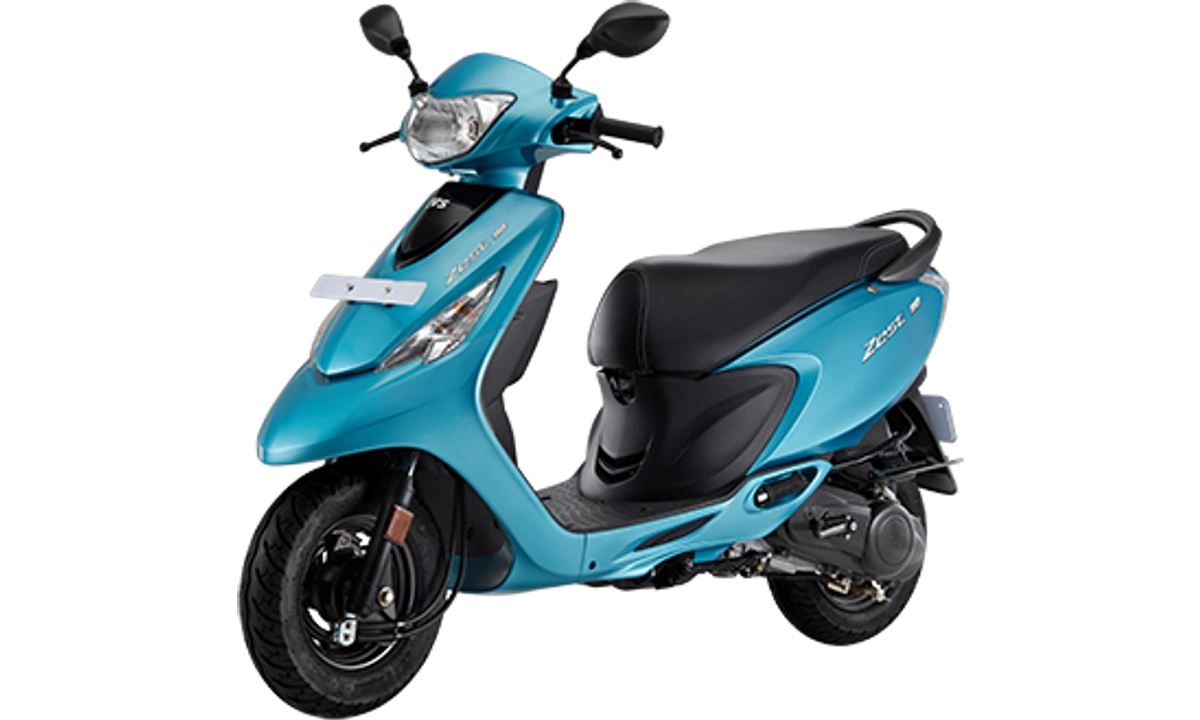 TVS Zest 110 Turquoise Blue