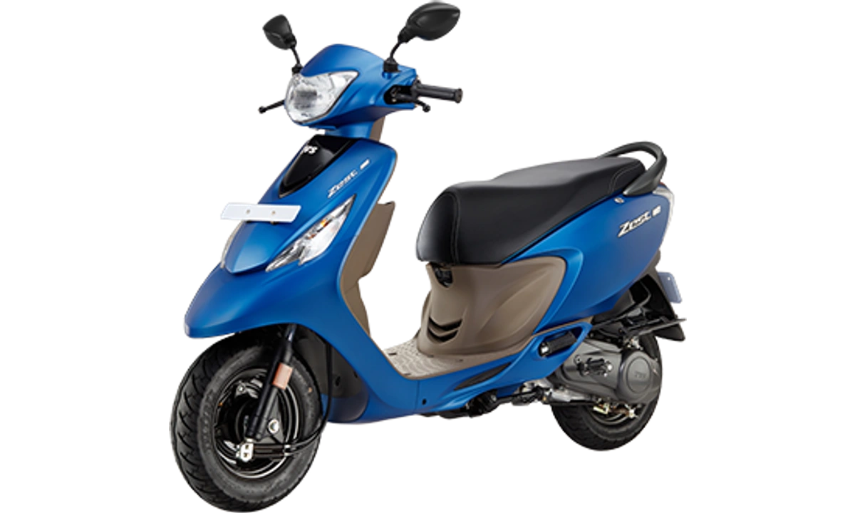 TVS Zest 110 Matte Blue