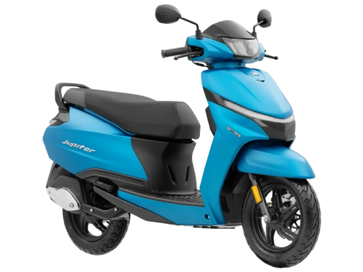 TVS Jupiter Dawn Blue Matte