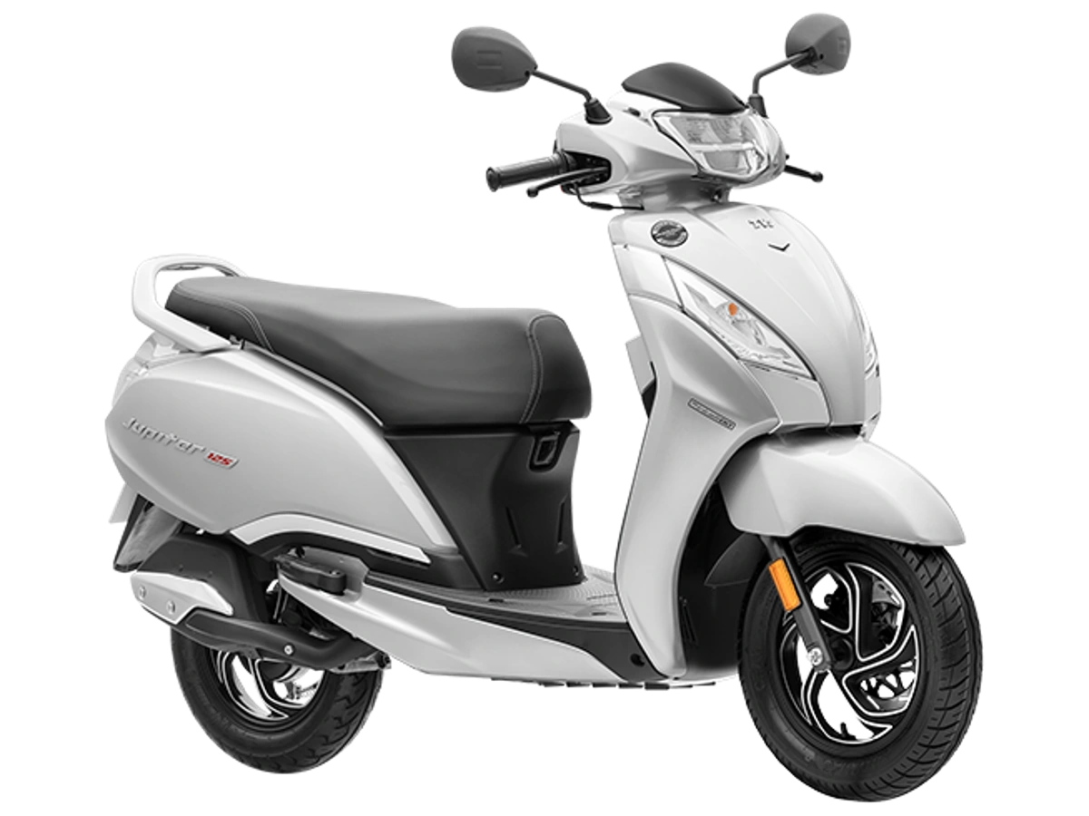 TVS Jupiter 125 White Pearl