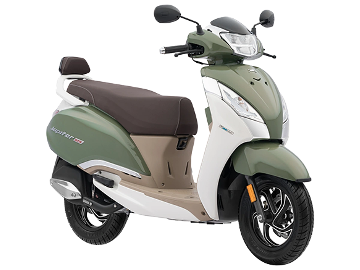TVS Jupiter 125 Ivory Elite Green