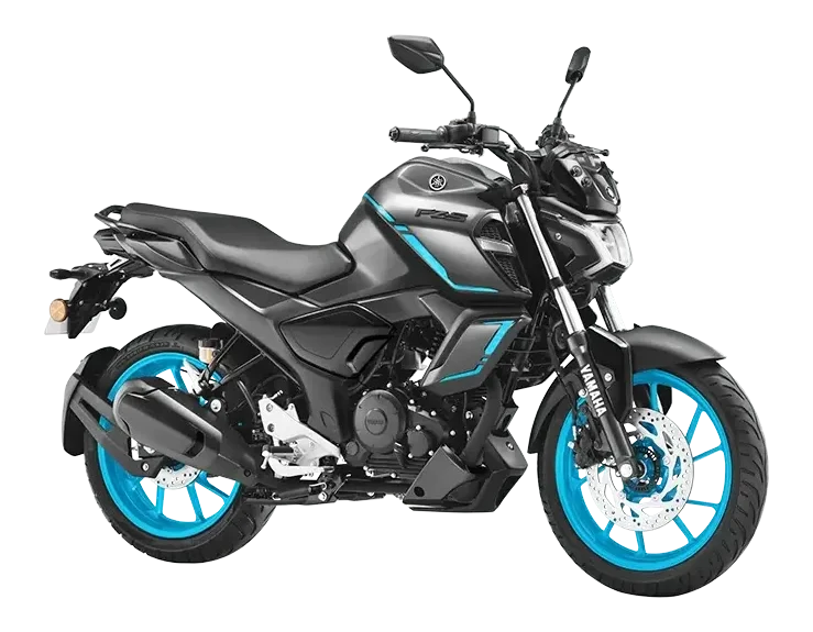 YAMAHA FZ-S Fi Hybrid Cyan Metallic Grey